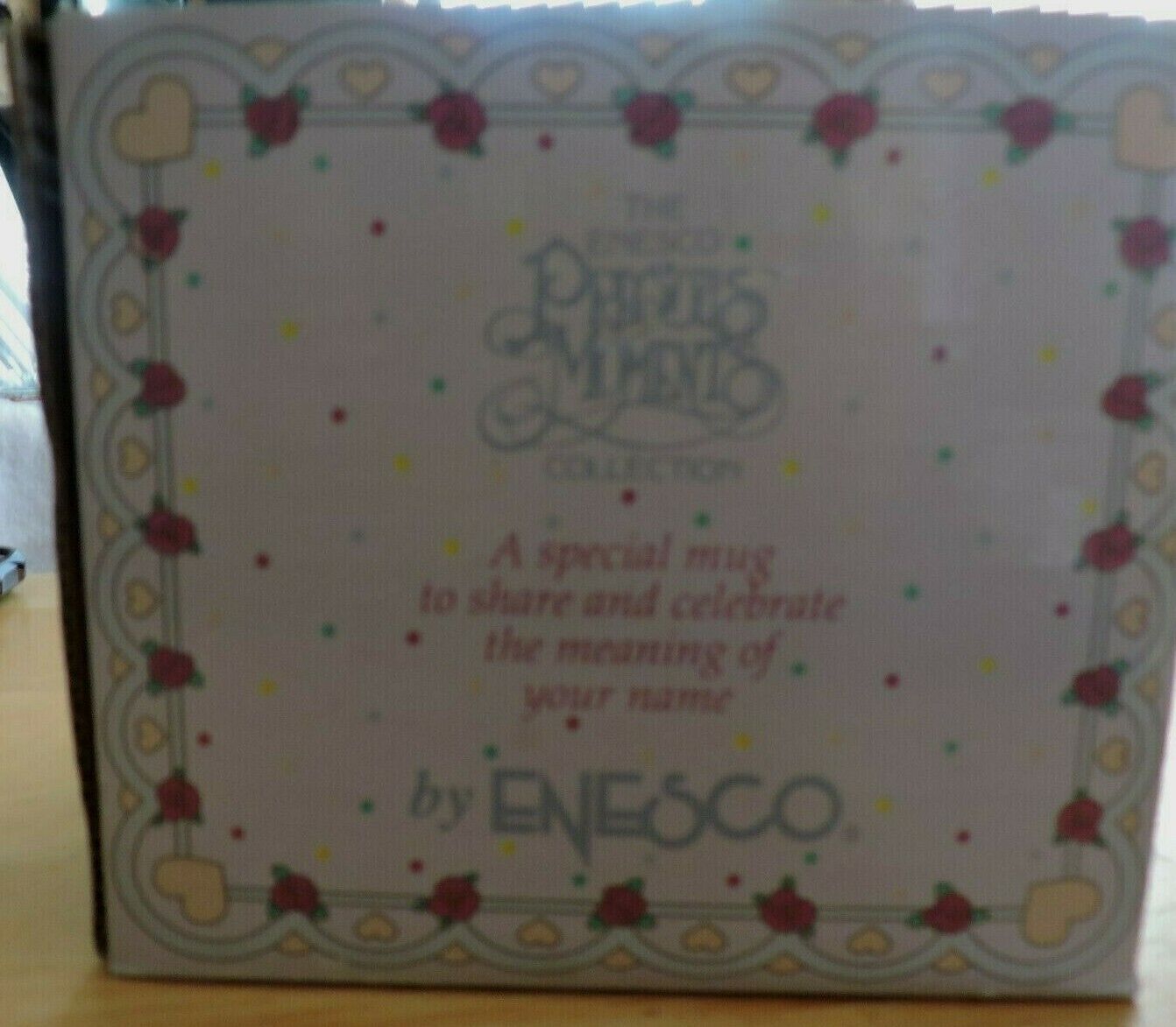 PRECIOUS MOMENTS MUG COLLECTION:  "WHAT'S IN A NAME"  NIB