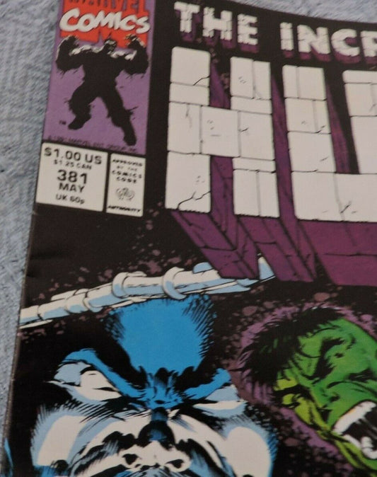 THE INCREDIBLE HULK #381 MAY 1991