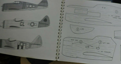 WORLD WAR II FIGHTERS; SPORT SCALE PROFILE, CONSTRUCTION VIEWS, FULL SIZE TEMPLE