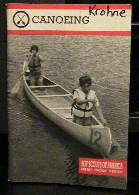 Canoeing Merit Badge Series-1994 Printing