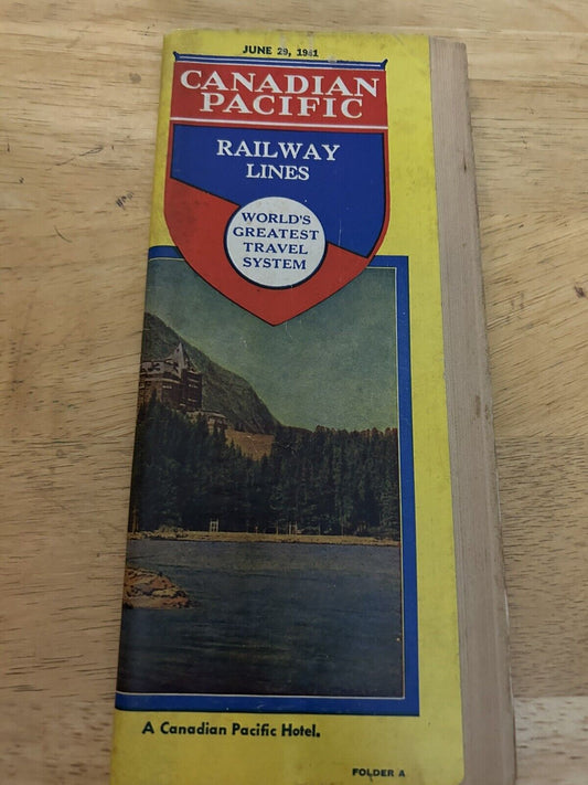 CANADIAN PACIFIC RAILWAY LINES  JUNE 29 . 1941
