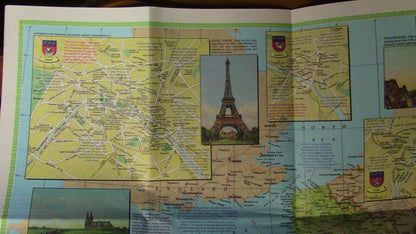 The National Geographic Magazine Map of France 1971
