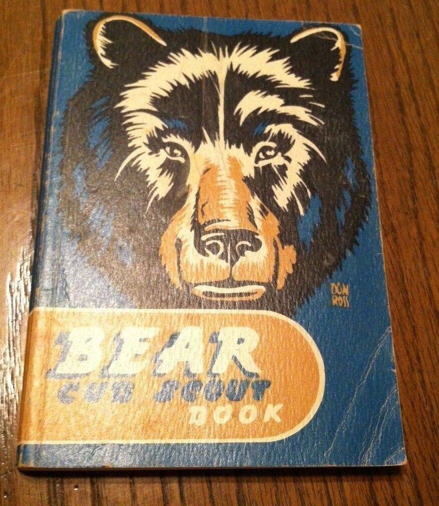 Vintage Boy Scouts Bear Cub Scout Book published in 1948