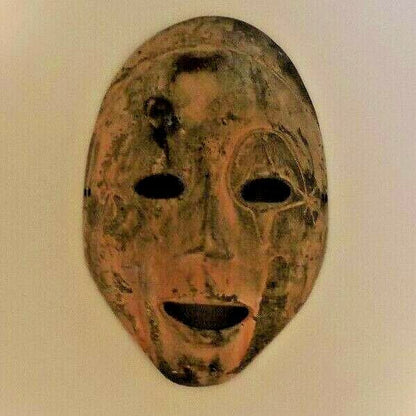 Brass Mardi Gras (New Orleans, LA.) Mask (Wall Hanger/Display/Costume)