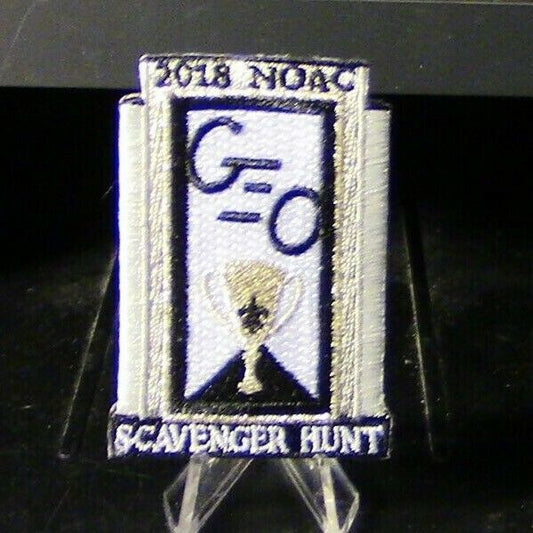 BSA Patch: 2018 NOAC, GEO Scavenger Hunt Patch