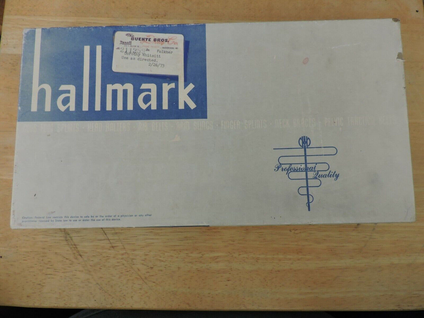 VINTAGE Hallmark Orthopedic Specialties Cervical Neck Traction Machine