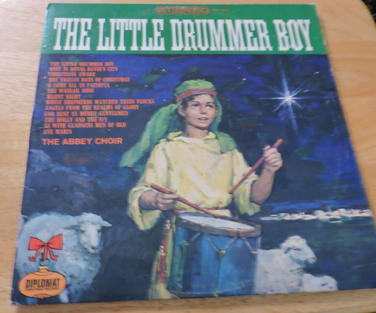 The Abbey Choir The Little Drummer Boy 1966 Vinyl Record Album SX-1709 Christmas