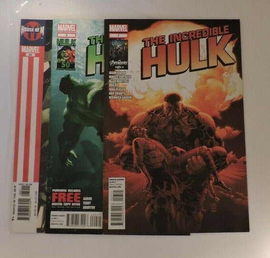 Marvel Comics: Lot of 3 "The Incredible Hulk" Comics Editions # 7, 9 and 84