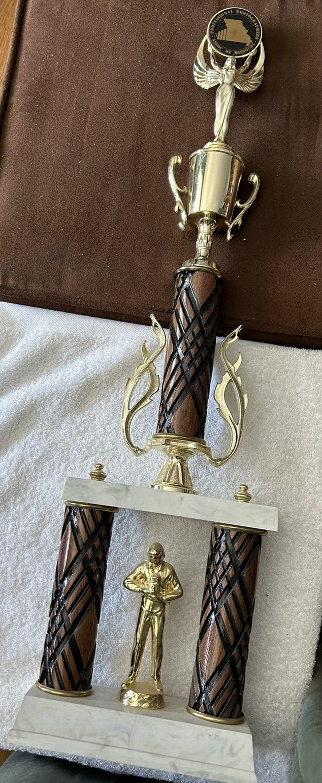 TROPHY: PHOTOGRAPHY AWARD, 27X 7X3.75 INCHES