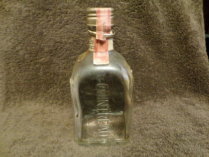 Vintage Cointreau Amber Liqueur Bottle 3/4 Pint Size (Empty) - Gorgeous!!