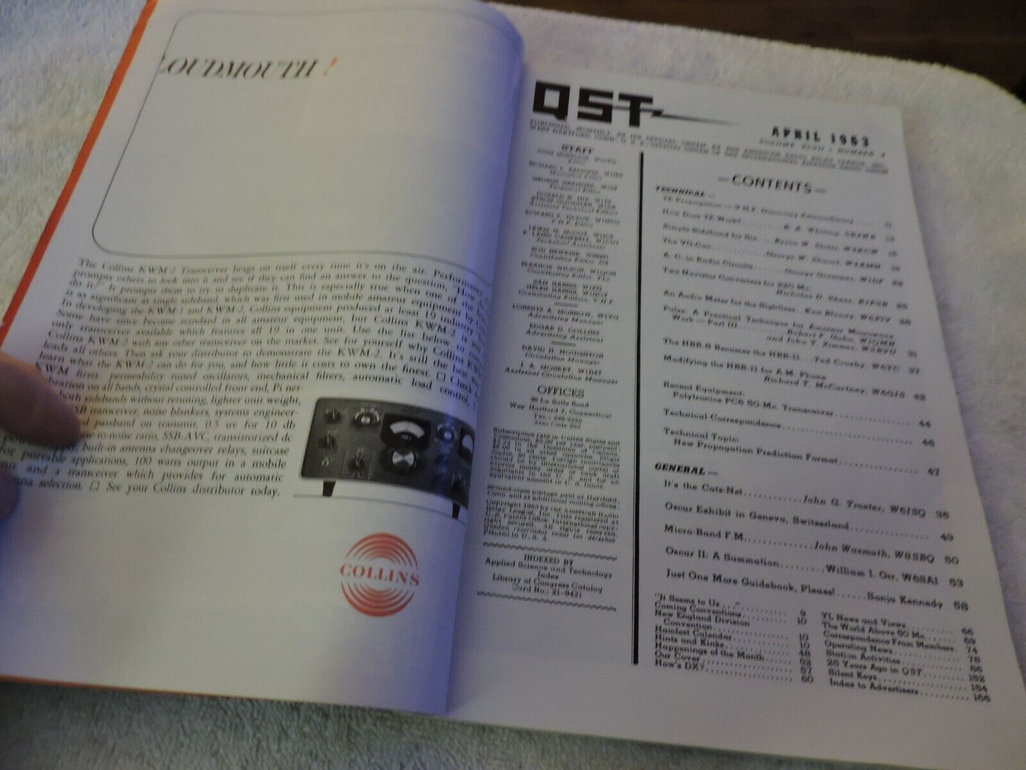 QST AMATEUR RADIO MAGAZINE APRIL 1963
