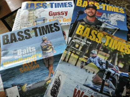 B.A.S.S. TIME,  LOT OF 4: JANUARY, FEBRUARY,  APRIL,  MAY 2021
