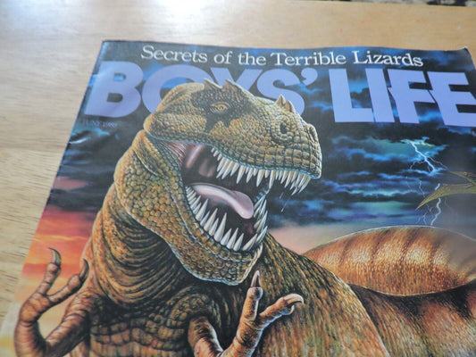 BOYS' LIFE MAGAZINE: JUNE 1989 SECRETS OF THE TERIBLE LIZARDS