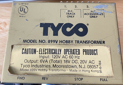 TYCO Model 899V Hobby Transformer