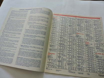 TWA  TIMETABLE APRIL1-25, 1981