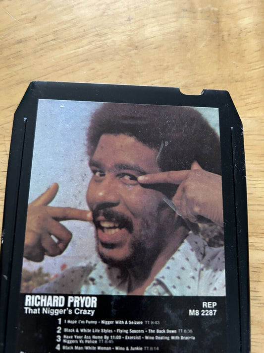 VINTAGE 8 TRACK TAPE: RICHARD PRYOR : THAT ----- CRAZY