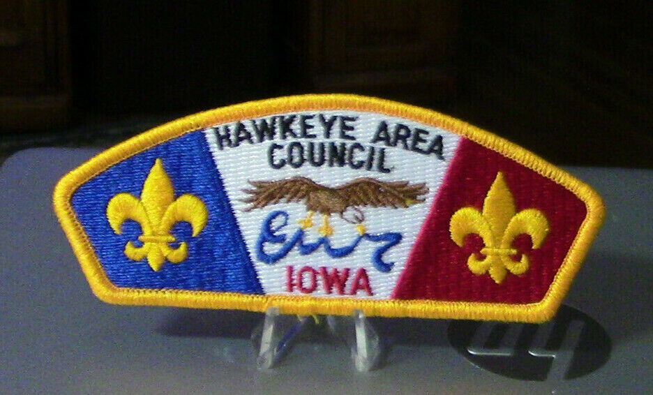 BSA Council Patch:  Hawkeye Area Council Iowa Patch