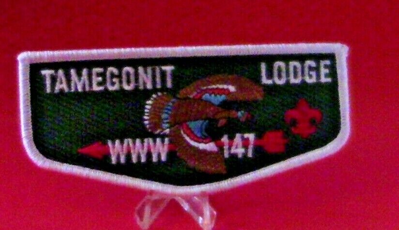 Order of the Arrow Tamegonit Lodge WWW 147 Patch