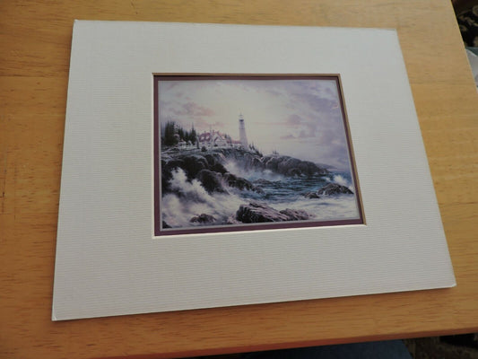 BEACON OF HOPE  BY THOMAS KINKADE PRINT 2006  10X8