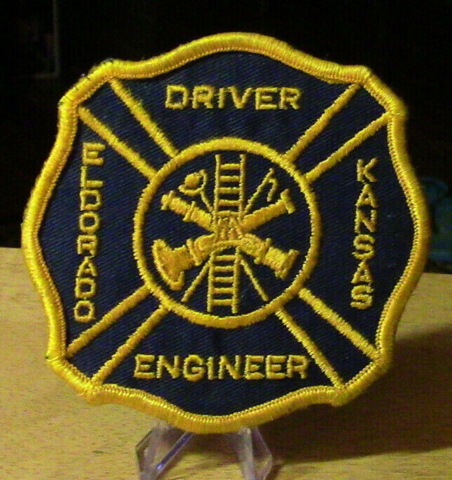 Fire Patch: Eldorado Kansas Fire Department Patch (Driver/Engineer)