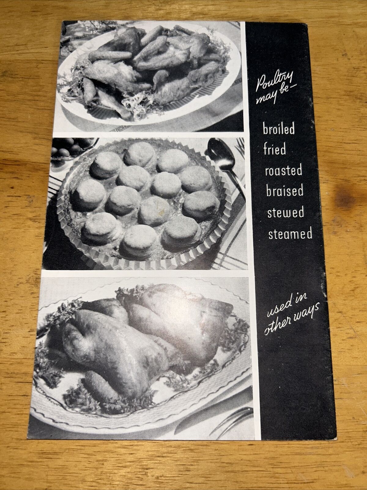 Poultry Cooking-Farmers Bulletin NO 1888 US DEP of AGRICULTURE 1941