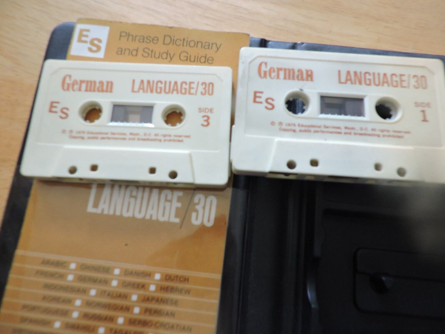 EDUCATIONAL SERVICES TEACHING CASSETTES: GERMAN 1974