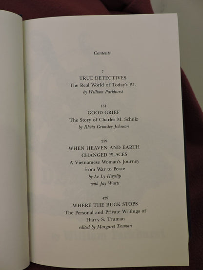 TODAY'S BEST NONFICTION by Reader's Digest 1989 Hardcover