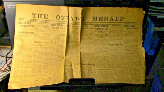 Vintage Edition June 23rd 1919: The Ottawa Kansas Herald
