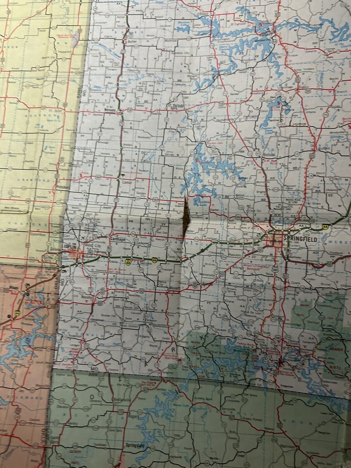 MISSOURI ROAD MAP--PHILLIPS 66 NO DATE