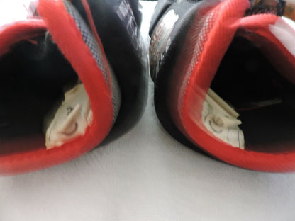 FRANKLIN STREET EXTREME COMP GLOVES  (BLACK AND SILVER AND RED)