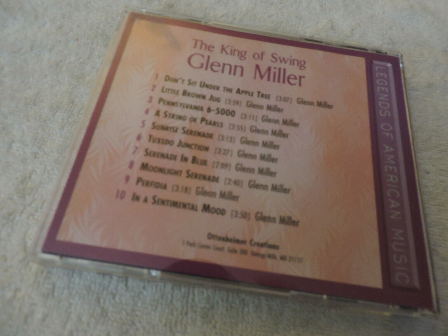 GLENN MILLER THE KING OF SWING 1999