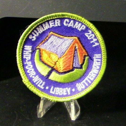 Official Girl Scouts: Summer Camp 2011 (Whip-Poor-Will-Libbey-Butterworth) Patch