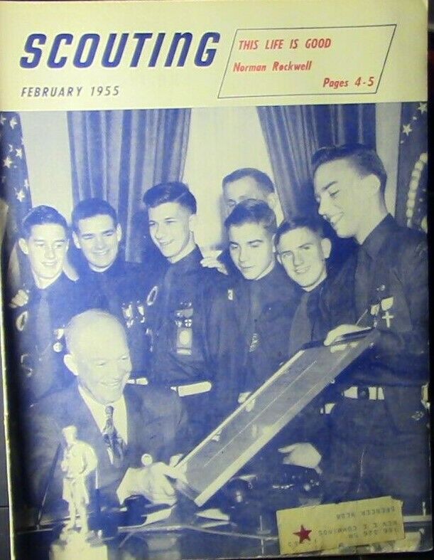Scouting: A Magazine for Adult Scouters:  (February, 1955 Printing)