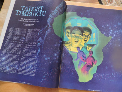 BOYS' LIFE MAGAZINE SEPT 1988-READING:THE KEY TO WORLD'S OF FANTASY & ADVENTURE