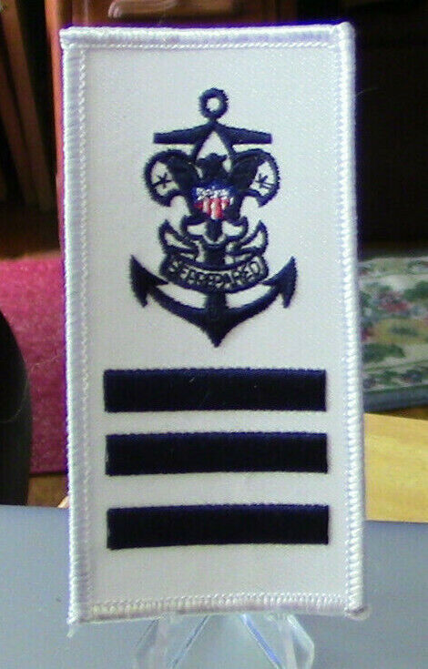 BSA: Sea Scout "Able Seaman" White Rank Patch (Brand New/Never issued)