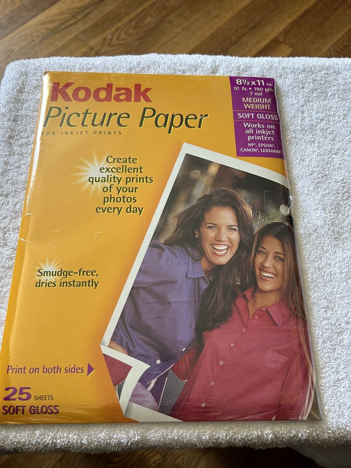 KODAK PICTURE PAPAER FOR INKJET PRINTS--8.5X11 INCHES NEW