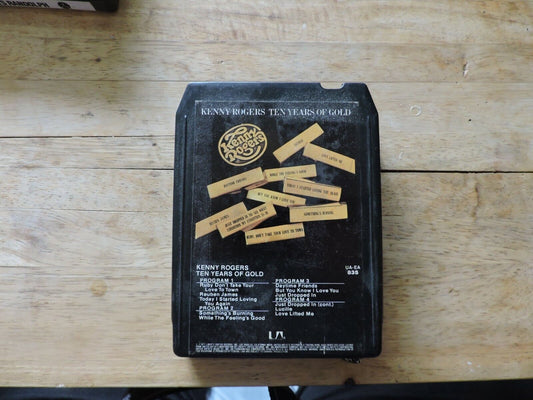 Kenny Rogers: Ten Years Of Gold  8 Track 1977