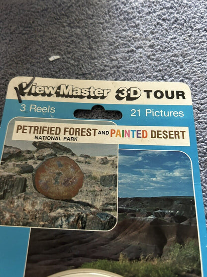 VIEW MASTER 3D REELS: PETRIFIED FOREST AND PAINTED DESERT NEW