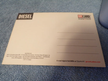Diesel Advertisement Postcard: "Country Rock Star Joanna Attacks Pregnant Woman"