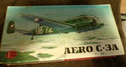 Vintage 1970 KP Model WWII AERO C-3A Bomber Plane Kit made in Czechosiovakia+
