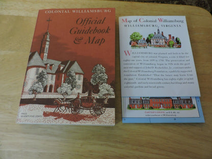 OFFICIAL GUIDEBOOK & MAP COLONIAL WILLAMSBURG 1979