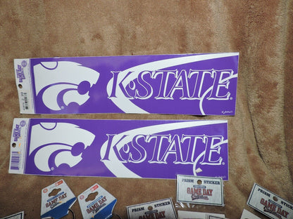KANSAS STATE GAME DAY FAN LOT OF ITEMS