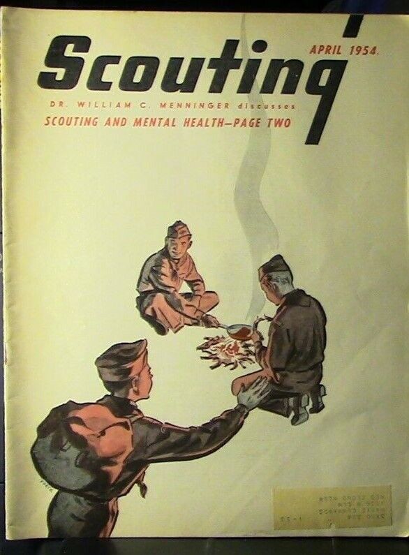 Scouting: A Magazine for Adult Scouters:  (April, 1954 Printing)