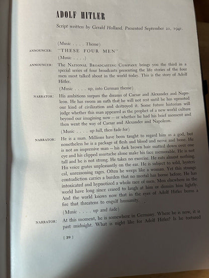 These Four Men: Churchhill, Stalin, Hitler & Roosevelt (Radio Dramatizations)