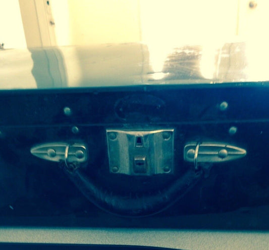 VINTAGE  ALUMINUM SUITCASE