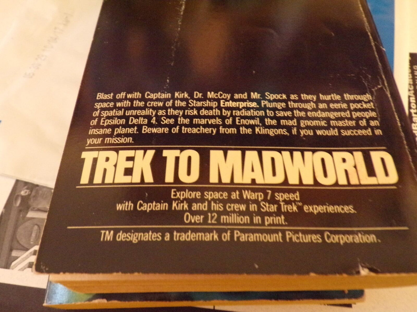 Star Trek: Trek to Madworld by Stephen Goldin