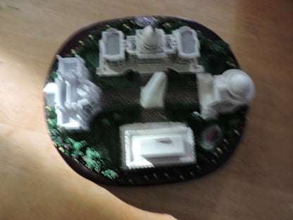 WASHINGTON D C  LANDMARKS CERAMIC TABLE DECORATION  9X75X4 INCHES