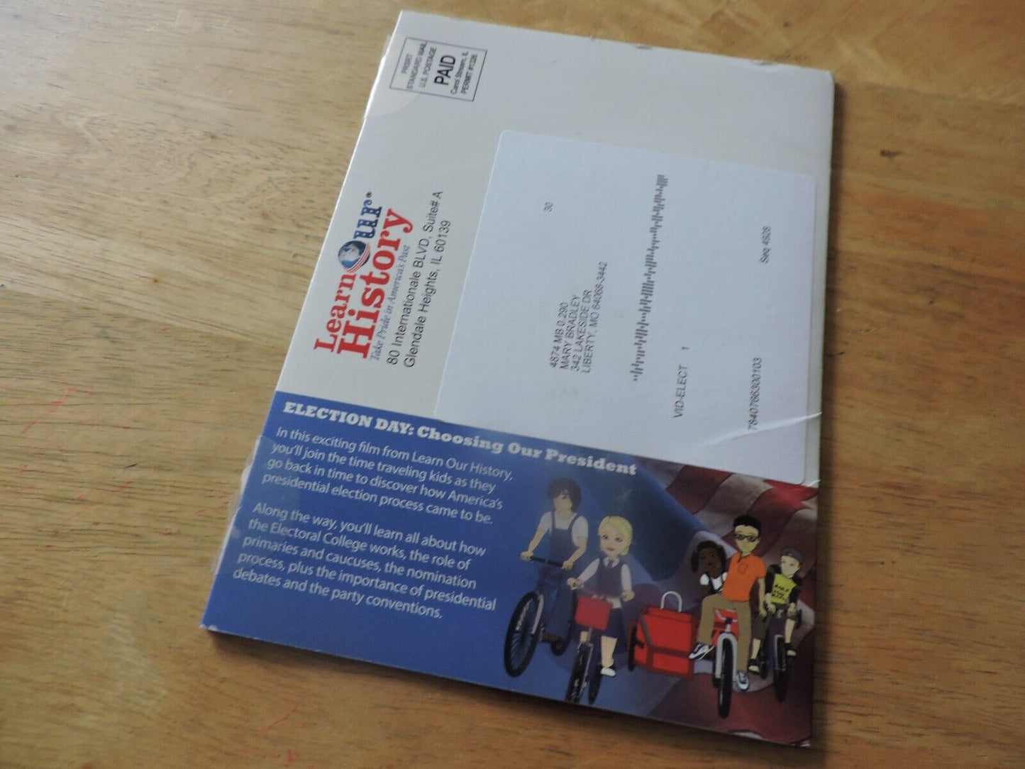 LEARN OUR HISTORY:  ELECTION DAY, CHOOSING OUR PRESIDENT DVD 2013-2016