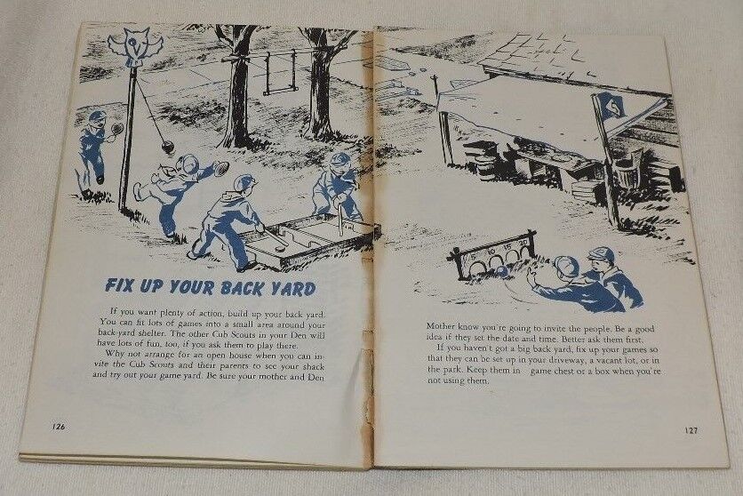 Lot of 2 (One copyrighted 1967 and another copyrighted 1954 Bear Cub Scout Books