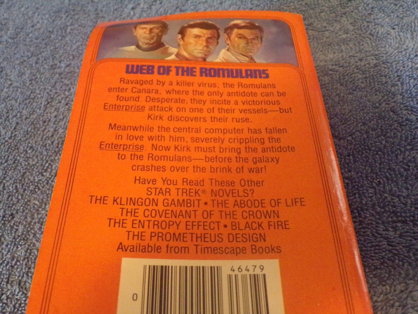 Star Trek: Web of the Romulans by M.S.Murdock (1983 Print)